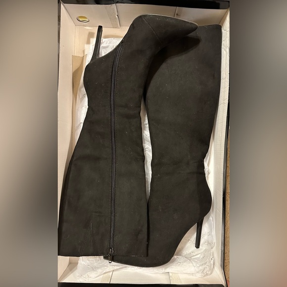 Black Stiletto Boots - Picture 2 of 8